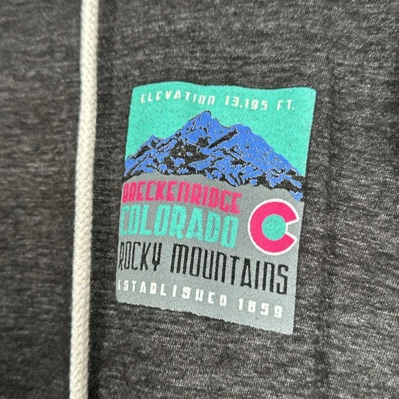 Breckenridge Colorado Rocky Mountains Long Sleeve T-Shirt Hoodie Women's… - Picture 4 of 7